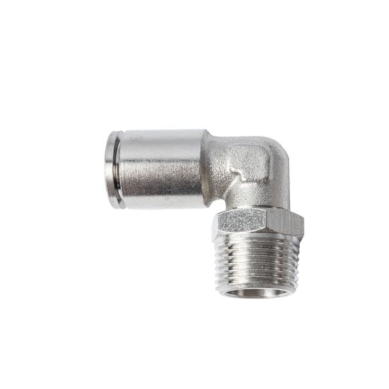 Metal Pu Fitting Elbow 10mm 3/8" M